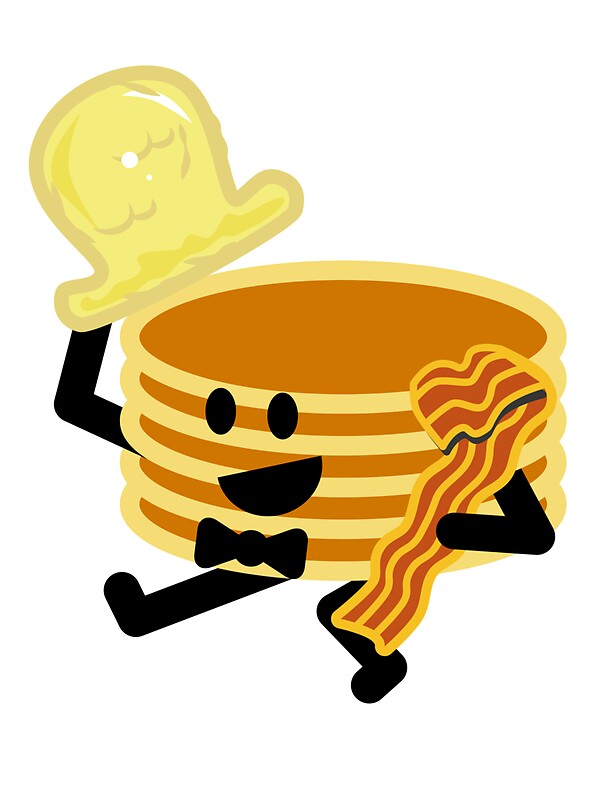 "Dancing Pancakes" Stickers by Michael Mohlman Redbubble