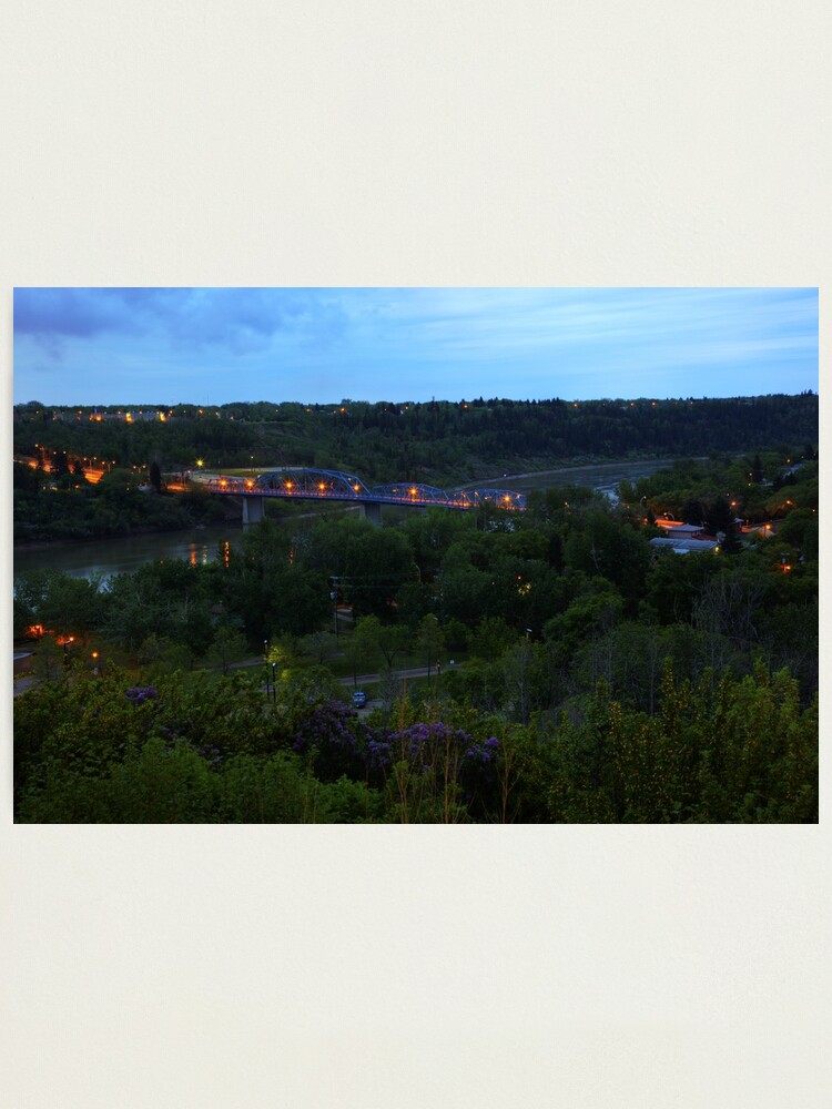Alternate view of Twilight River Valley Photographic Print