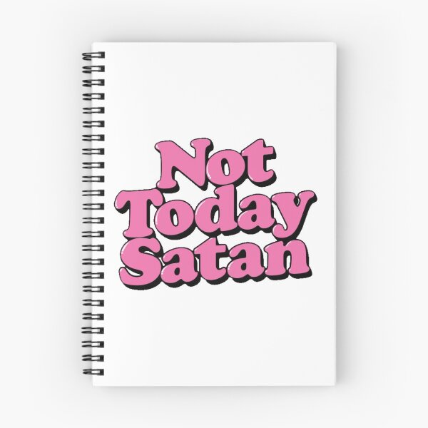 Item preview, Not Today Satan - Bubblegum designed and sold by SoberTeeCo.