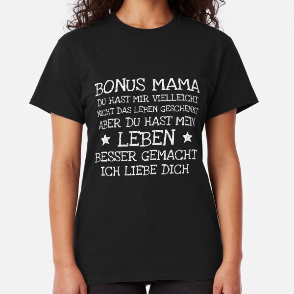 T-Shirt Stiefvater Bonus Papa Leben besser gemacht danke Mutter Vater Geschenk