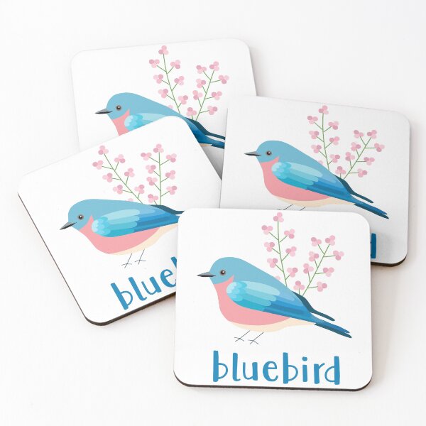 Aperçu de l'œuvre Oiseau bleu créée et vendue par theflossbox.