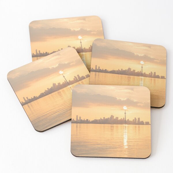 Item preview, Holding the Sun Up - Perfectly Timed Sunrise Over Toronto designed and sold by Georgia Mizuleva.