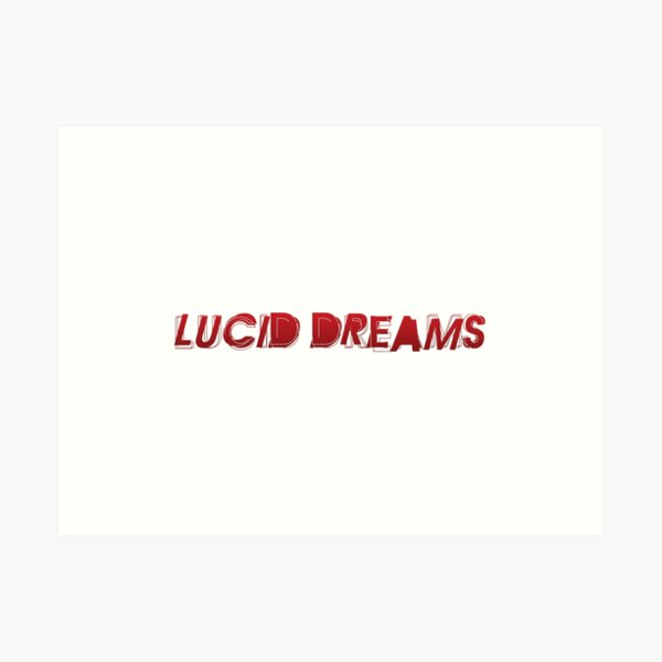 Juice Wrld Songs Wall Art Redbubble - lucid dreams roblox id roblox free mask