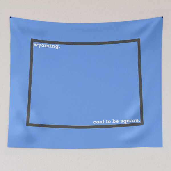 Item preview, Wyoming - Cool To Be Square designed and sold by royalblewitup.