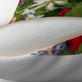 Alternate view of Vintage Parrot Jungle 3 Floor Pillow
