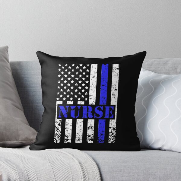 Item preview, Nurse American Flag 4th of July with Blue Line designed and sold by Mfk Clothes.