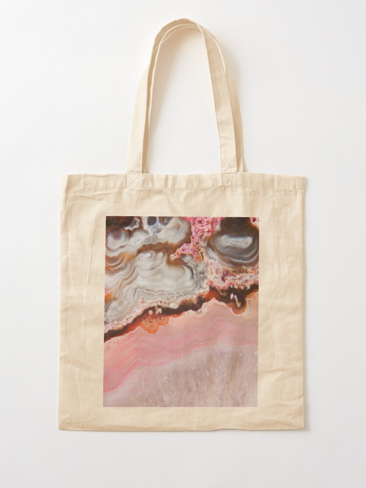 pale pink tote bag