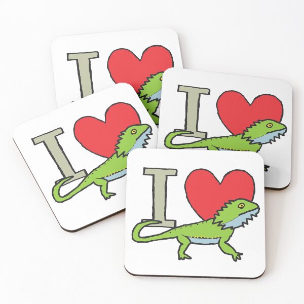 Item preview, I Love Bearded Dragons designed and sold by Mark-Ewbie.