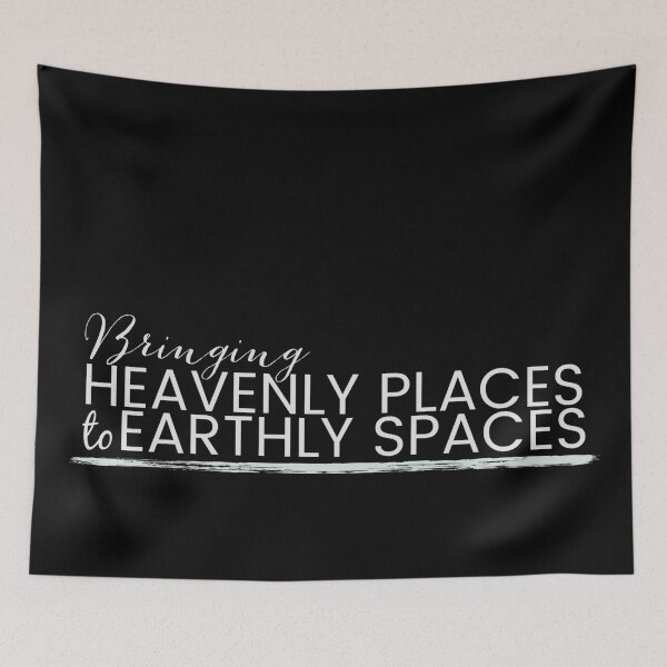 Item preview, Christian design. Bringing Heavenly Places to Earthly Spaces designed and sold by TheKingdomAttic.