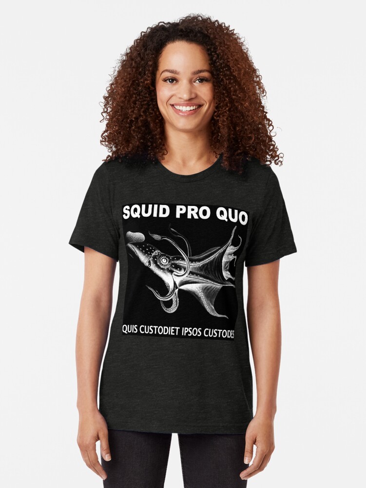 Alternate view of Squid Pro Quo Tri-blend T-Shirt