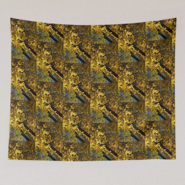 Item preview, Golden Canopy - Look Up to the Trees and Enjoy Autumn - Vertical Right designed and sold by Georgia Mizuleva.