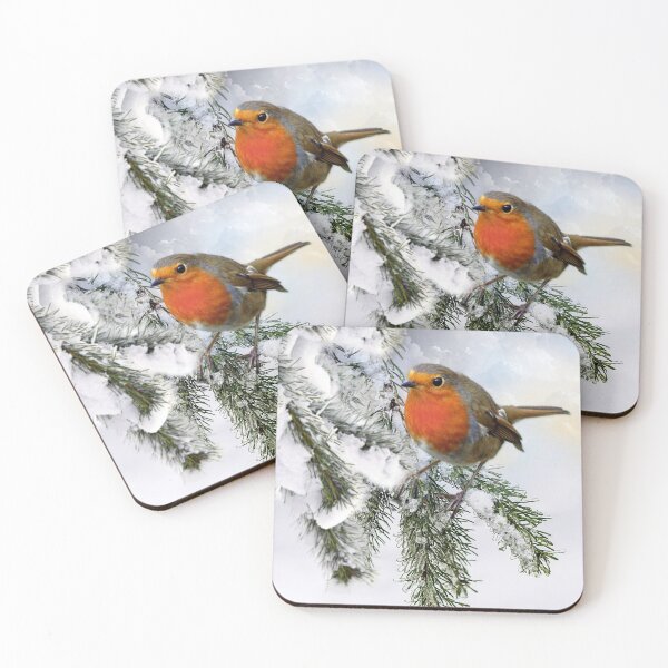 Item preview, Robin in Snow designed and sold by MoragBates.