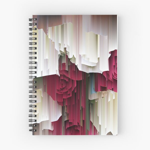 Item preview, Glitched White and Red Roses designed and sold by JillyBeanDesign.