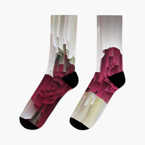 Item preview, Glitched White and Red Roses designed and sold by JillyBeanDesign.