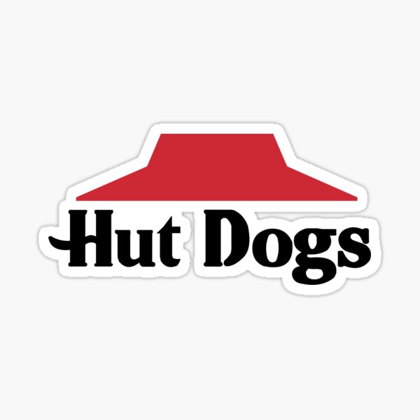 Hut Dogs Sticker