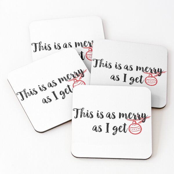 Item preview, Sarcastic Merry Christmas designed and sold by disruptedvibes.