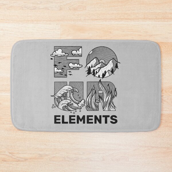 Item preview, Four Elements Air Earth Water Fire Greek Triangle Symbols designed and sold by Teeleo.