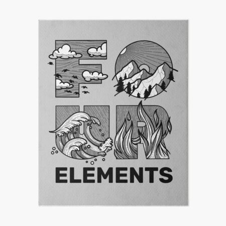 4 Elements Art Board Prints for Sale | Redbubble