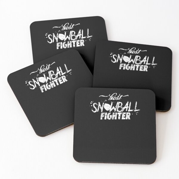 Snowball fight Coasters (Set of 4)