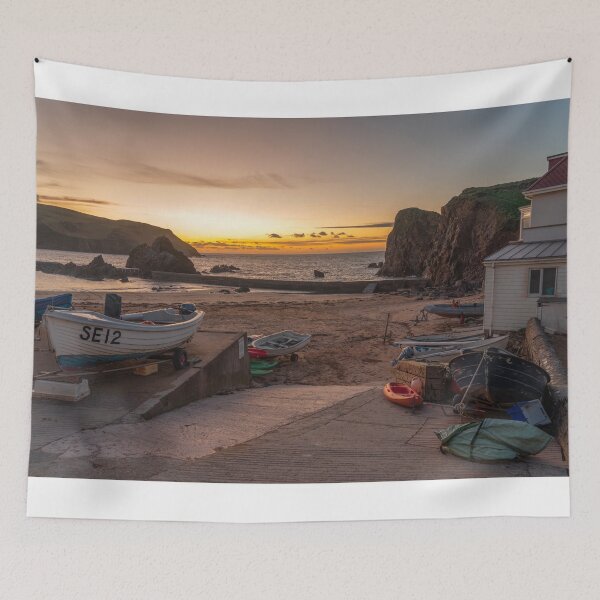 Item preview, Hope Cove Sunset  designed and sold by hawkie.