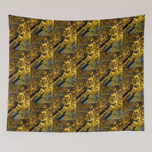 Item preview, Golden Canopy - Look Up to the Trees and Enjoy Autumn - Vertical Left designed and sold by Georgia Mizuleva.