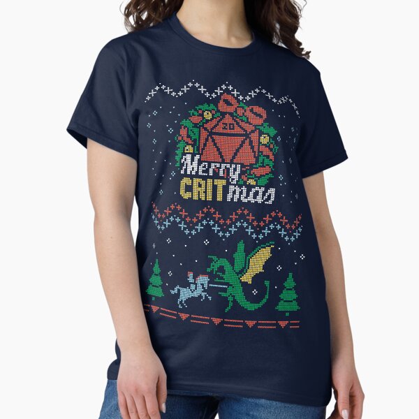 Item preview, Merry CRITmas designed and sold by ShirtBricks.