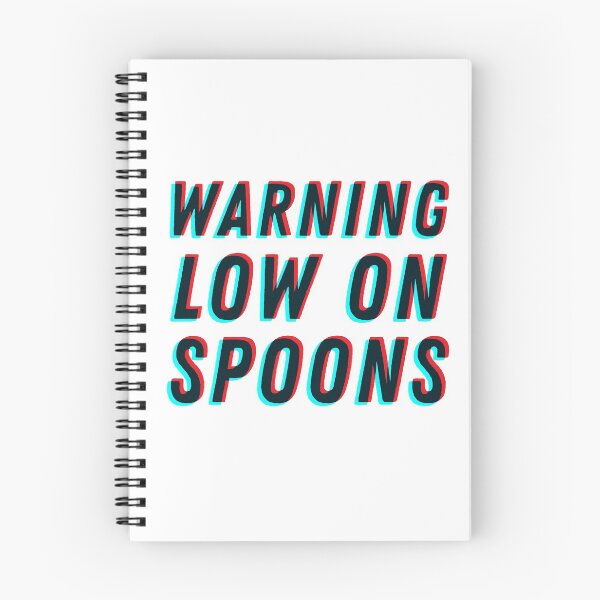 Item preview, Warning Low On Spoons - 3D designed and sold by MOREDANKMEMES.