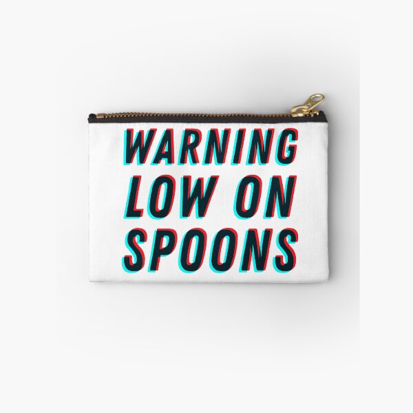 Item preview, Warning Low On Spoons - 3D designed and sold by MOREDANKMEMES.
