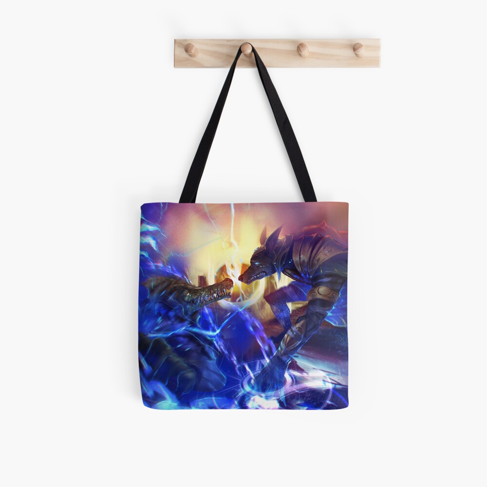 Renekton Vs Nasus League Of Legends Tote Bag By Alextruck Redbubble