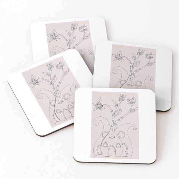 Item preview, Vase of flowers Twisted Village Tiny Houses designed and sold by rockabilby.