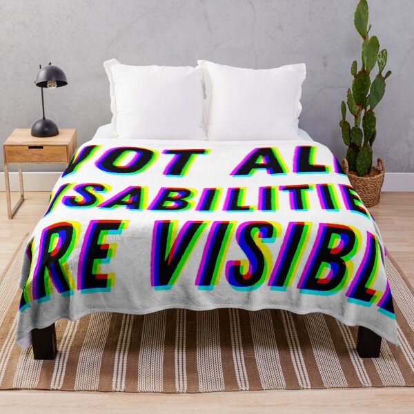 Item preview, Not All Disabilities Are Visible - CMYK designed and sold by MOREDANKMEMES.
