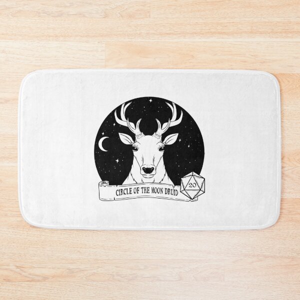 Item preview, Circle of the Moon Druid Giant Elk - on white designed and sold by Elvish-Emporium.