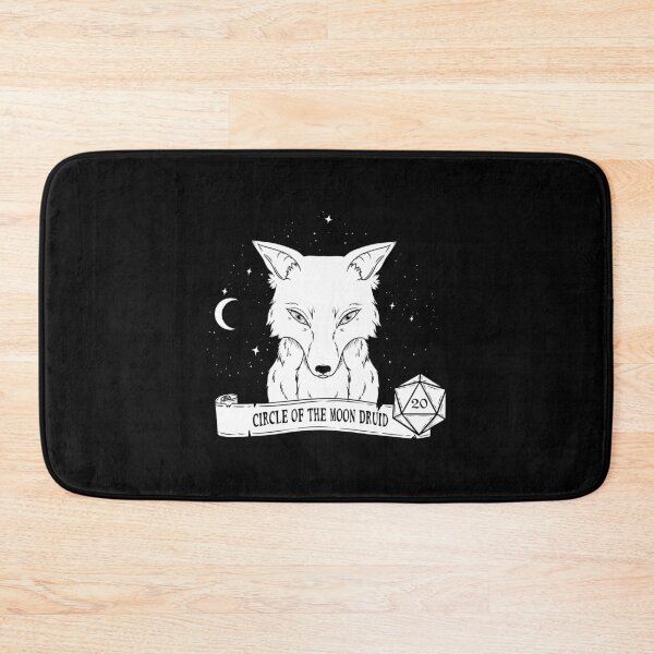 Item preview, Circle of the Moon Druid Direwolf - on black designed and sold by Elvish-Emporium.