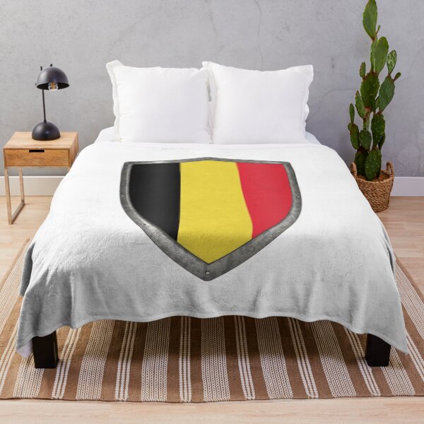 Item preview, Belgian flag shield Belgium designed and sold by EsoxOlivier.
