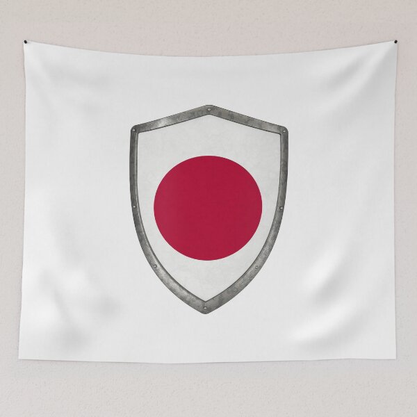 Item preview, shield japanese flag japan nippon designed and sold by EsoxOlivier.