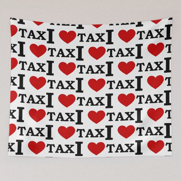 Item preview, I Love ( Heart ) TAX designed and sold by cybercredits.