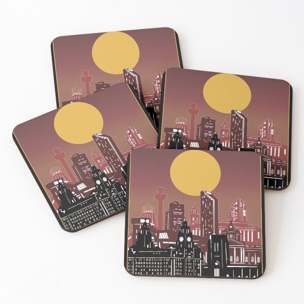 Item preview, liverpool skyline designed and sold by BekimART2.