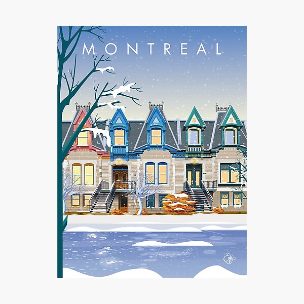 Poster Montreal Photographic Print