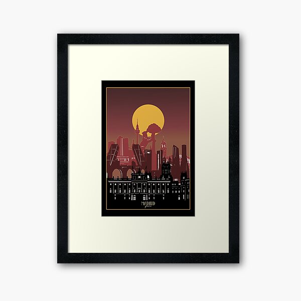 Item preview, madrid skyline designed and sold by BekimART2.