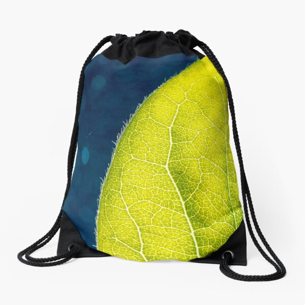 Leaf you for a long time Drawstring Bag