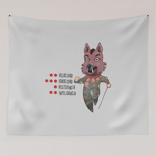 Item preview, The wolf. Bigheads from El Barco de Ávila. designed and sold by Caracolum.