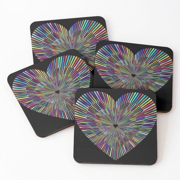 Item preview, Colorful heart designed and sold by nellylebrun.