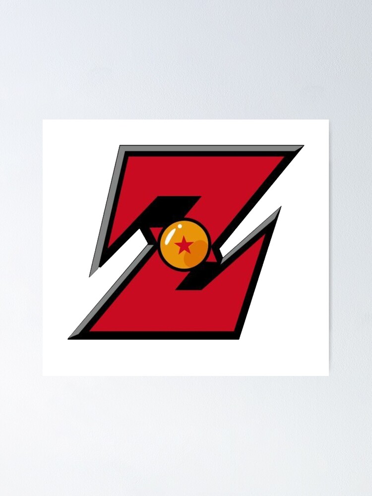 Db Z Symbol Logo Poster For Sale By Sukko77 Redbubble