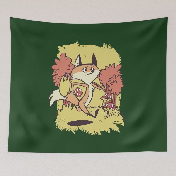 Item preview, Fox cartoon, forest designed and sold by DerSenat.