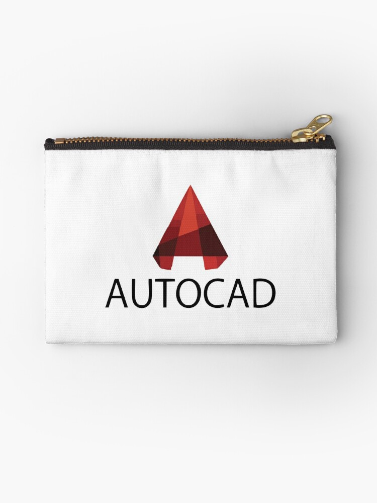 Best Seller Autocad Logo Merchandise Zipper Pouch By Susanclosson