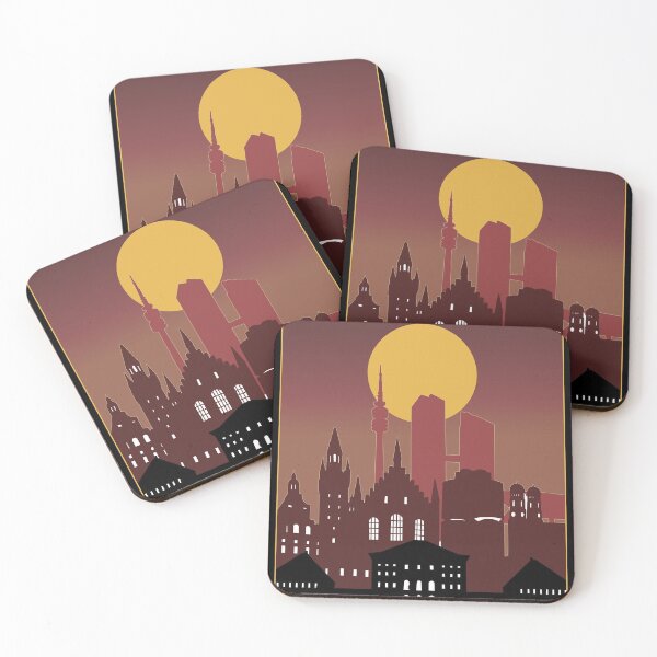Item preview, munich skyline designed and sold by BekimART2.