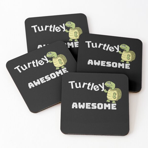 Item preview, Turtley Awesome Funny Tortoise Turtle designed and sold by SparkleLiveLife.