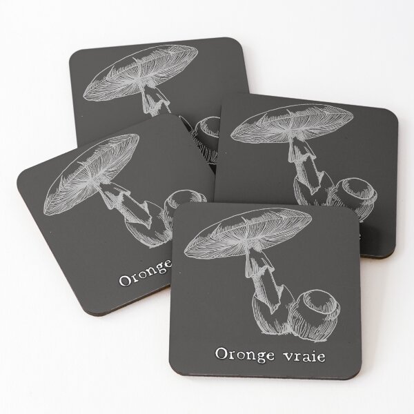 Item preview, Copy of Mushrooms Oronge Vraie Grey designed and sold by shtem.
