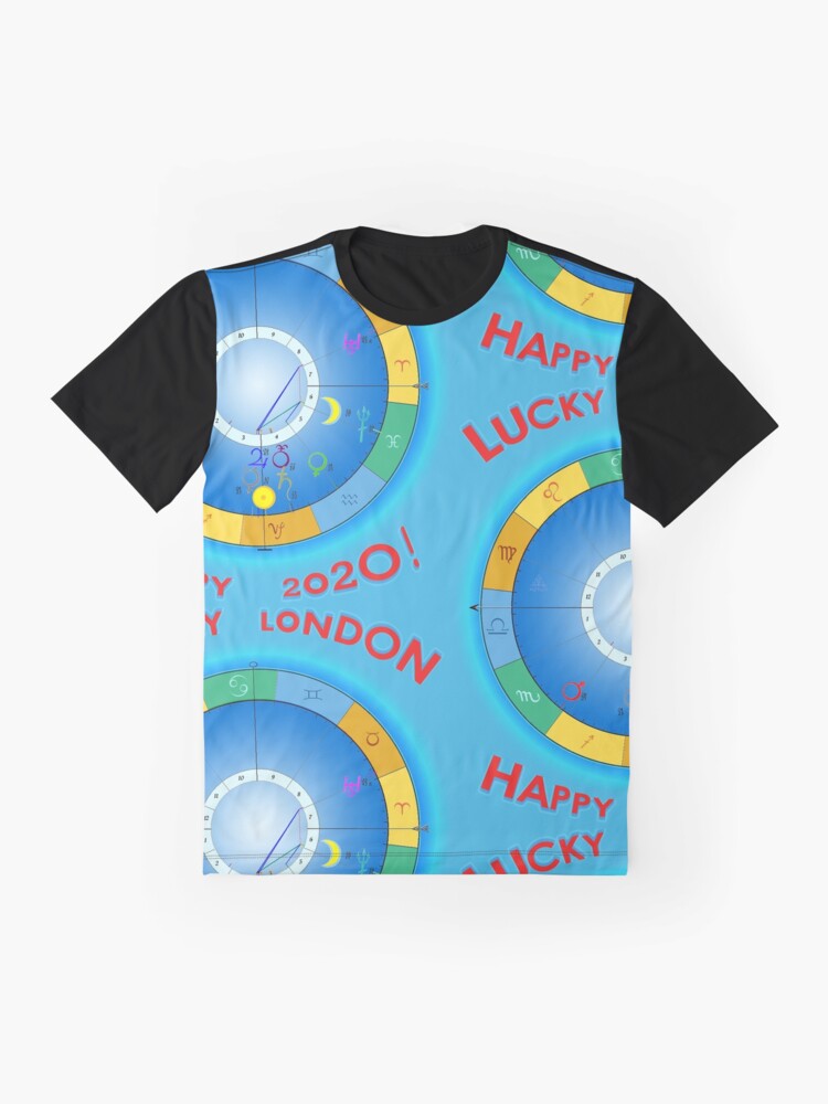 Alternate view of HAPPY 2020 LUCKY LONDON! London's Horoscope for 2020 Graphic T-Shirt