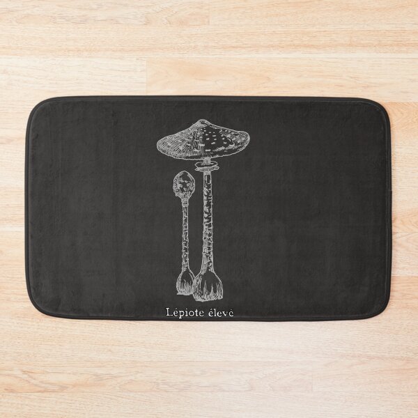 Item preview, Mushrooms Lépiote Élevé Grey designed and sold by shtem.